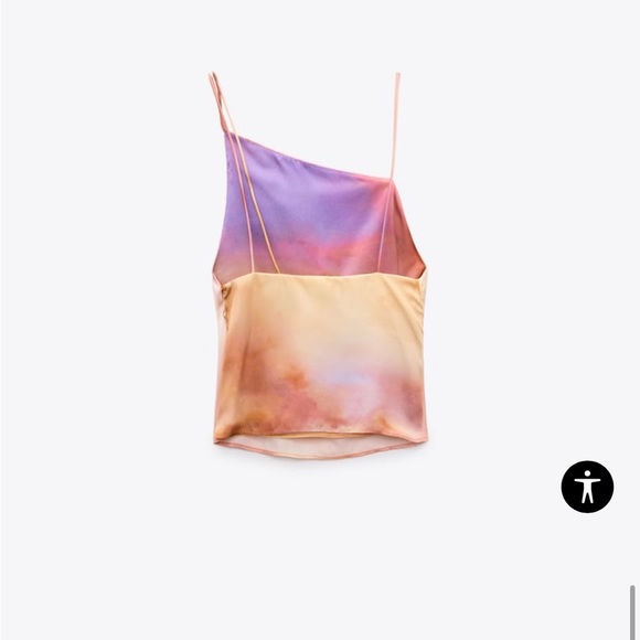 New - Purple pink ombre satin like top Zara collection host pick ๐๐๐ฅณ๐ - Picture 7 of 12
